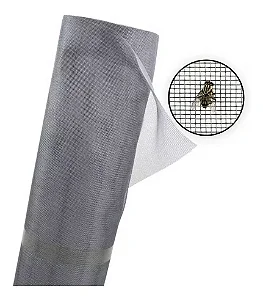 Rolo De Tela Mosquiteira Cinza Polietileno 1,50m X 1m
