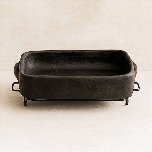 Travessa Quadrada Lasanha Para Todo Tipo De Forno