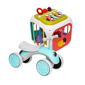 Kit Cubo de Atividades + Scooter de Equilíbrio Buba