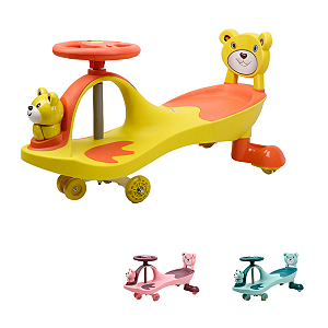 Carrinho Infantil Rolimã Ursos - Volante 360º