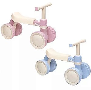 Bicicleta De Equilíbrio Buba 4 Rodas Com Som Sem Pedal