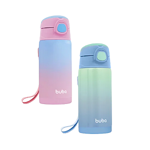 Copo Térmico Parede Dupla Com Canudo  Degradê