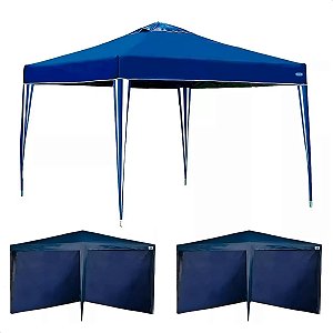 Kit Gazebo 3x3m + 4 Paredes