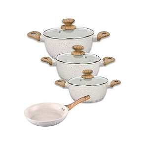 Kit Mundiart 4 Peças de Indução Bege
