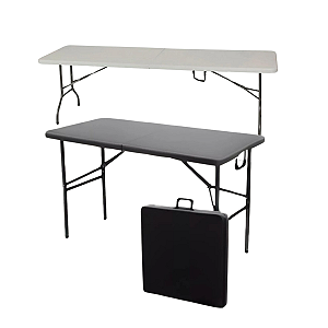 Mesa Dobravel Com Regulagem 122X 61 cm Vira Maleta