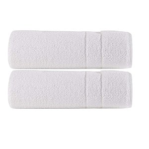 2 Toalha De Banho Branca Teka Piscina ROMA 70x135cm Hotel