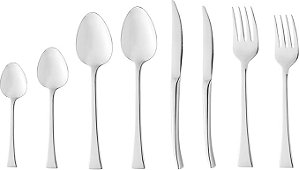 Faqueiro de Aço Inox Berna 48 Peças - Jogos de Talheres