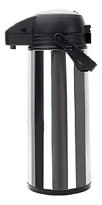 Garrafa Térmica Inox 1,9 Litros Para Bebidas Quentes E Frias Por Mais Tempo, Resistente, Portátil E Elegante