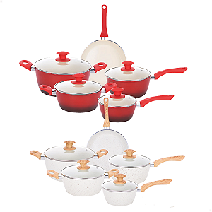 Conjunto 5 Panelas Indução Cerâmica Class