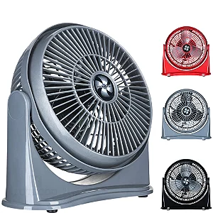 Circulador De Ar 25cm 127v Potente Silencioso De Mesa