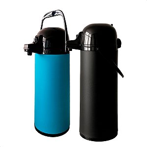 Garrafa Térmica 1,9 Litros - 40% Aço Inoxidável, 40% Vidro Sodo-Cálcico, 20% PP