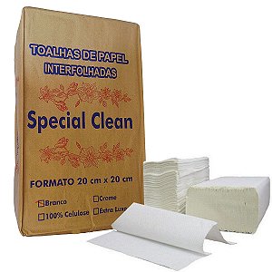 Papel Toalha Interfolha Special Clean Branco 1000 Folhas