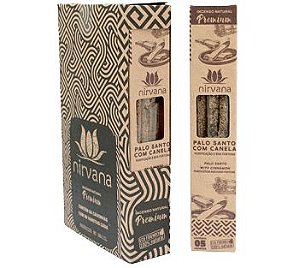 Incenso Nirvana Natural Premium - PALO SANTO COM CANELA