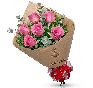 Cód: 005 - Buquê 6 rosas