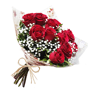 1016 - Buquê 12 rosas