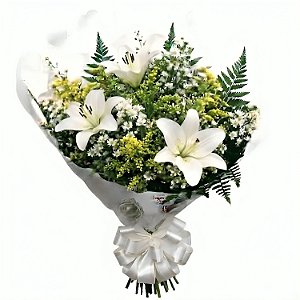 JF016 - Arranjo com 3 lirios
