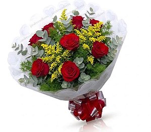 019 - Buquê 6 rosas com tango