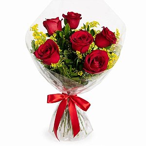Cód: 458 - Buquê 6 rosas com tango