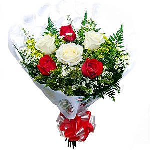 17 - Buquê 6 rosas