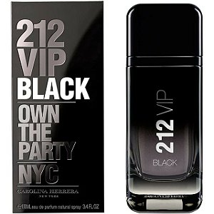 CAROLINA HERRERA 212 VIP BLACK MASCULINO EAU DE PARFUM