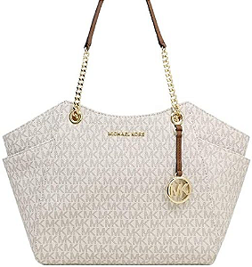 BOLSA MICHAEL KORS CHAIN VANILLA MONOGRAMA