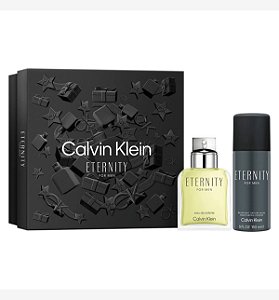 KIT ETERNITY EDT 100ml Masculino + Desodorante