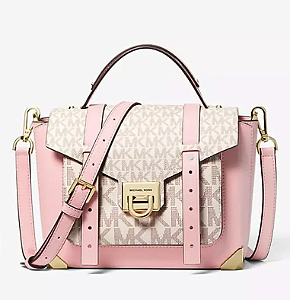 BOLSA MICHAEL KORS MANHATTAN VANILLA/BLUSH