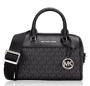BOLSA MICHAEL KORS BAÚ MINI BLACK