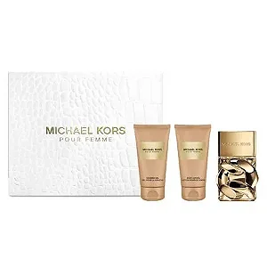 KIT MICHAEL KORS + SHOWER GEL + BODY LOTION EAU DE PARFUM FEMININO-50 ML