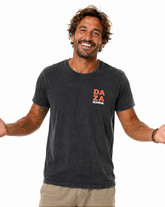 Camiseta Dazaranha Elementos Marmo Preta