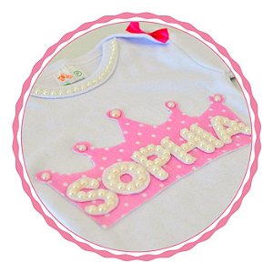 Body Personalizado Tecido + Strass Body Personalizado Tecido + Strass