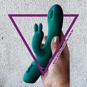 Vibrador Rabbit Elite Euphoria 10 modos de vibração (em 2 motores) Recarregável