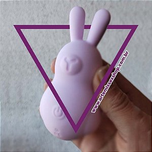 Vibrador clitoriano Coelhito Gordito 10 modos de vibração - Recarregável