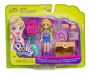 Kit 2 Bonecas Polly Pocket Moda Da Aventura No Espaço Magico