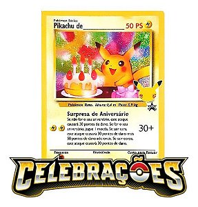 Carta Pokémon Pikachu Surfista Vmax Celebrações - Alfabay - Cubo