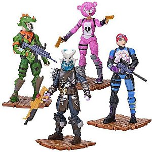 Fortnite - Pack com 4 Figuras e Acessórios - Sunny - MP Brinquedos