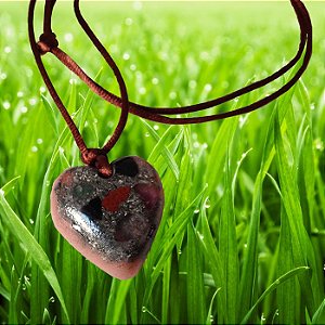 Pingente de energia coração