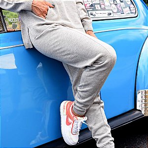 970 - CALÇA TIPO JOGGER FIO LINHO