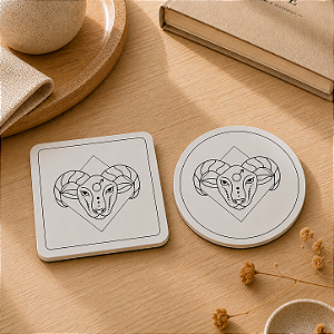 Porta Copo Signo Aries