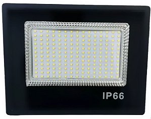 Mini Refletor Holofote LED SMD 300W Branco Frio IP65/IP66
