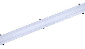 Luminária Plafon LED 40W 17x122 Retangular Embutir Branco Frio 6500k