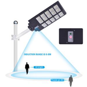 Luminária Pública De Poste Solar 400W LED Com Sensor e Controle