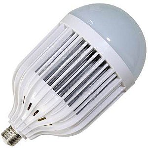 Kit 10 Lâmpadas Super LED 50W Bulbo Bivolt Branco Frio 6000k