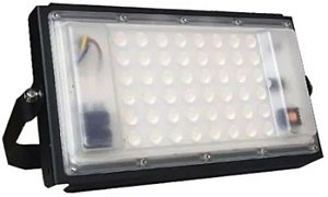 Refletor LED Holofote Modular 50W Branco Neutro IP67 A Prova D'agua Bivolt