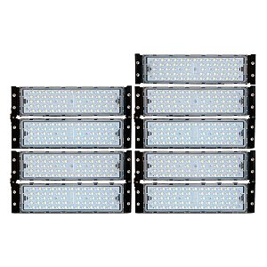 Refletor LED Holofote Modular 450w Branco Quente 3000k IP67