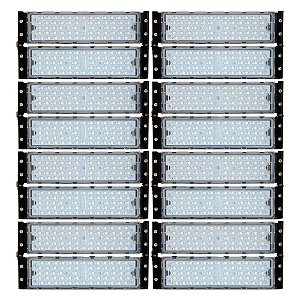 Refletor LED Holofote Modular 800w Branco Quente 3000k IP67