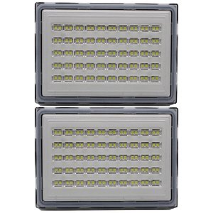 Refletor LED Holofote Modular ABS 200W á Prova D'água Branco Frio 6500K IP67 SOFT