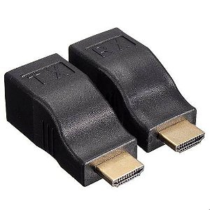 Extensor Hdmi via 1 cabo de rede 4k Rede Rj45 Cat5/6