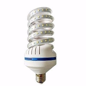 Lâmpada De Milho Espiral 24W LED Bivolt Branco Frio 6000k