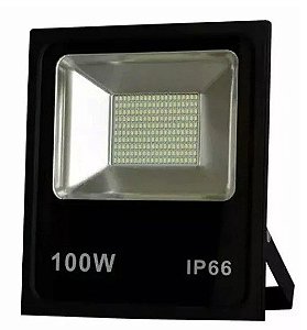 Kit 5 Refletor Holofote LED 100W SMD IP65/IP66 A prova D'Água Branco Frio 6000k